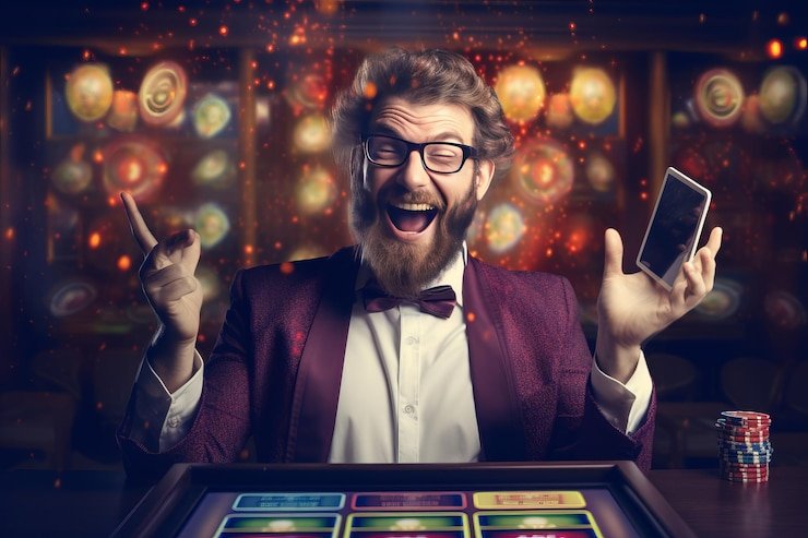 Detailed view of Android slot game showing bonus features and special symbols
